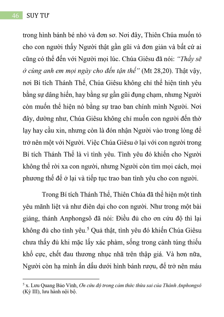 Tình yêu Đức Kitô thôi thúc chúng tôi