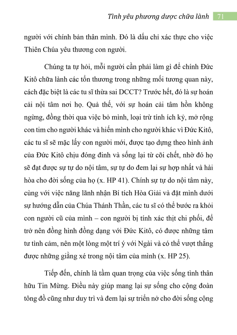 Tình yêu - Phương dược chữa lành