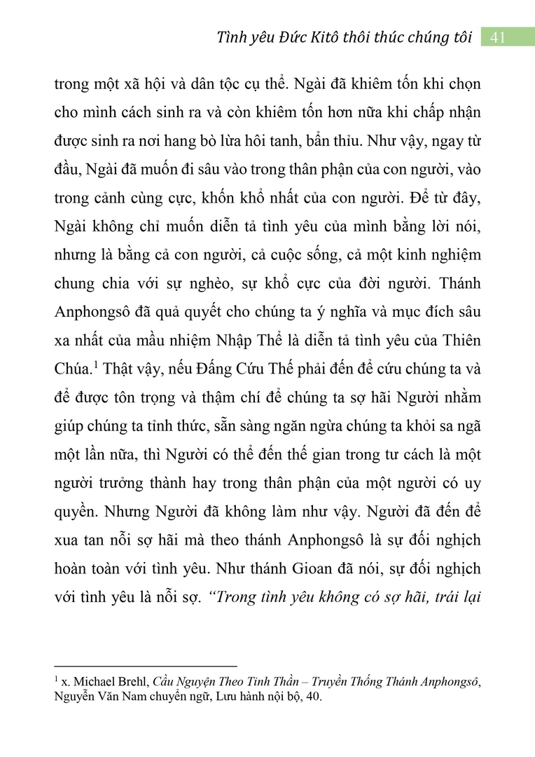 Tình yêu Đức Kitô thôi thúc chúng tôi