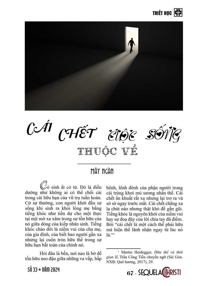 Cái chết thuộc về cuộc sống