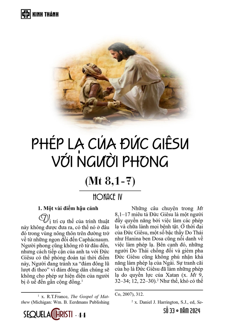 Phép lạ của Đức Giêsu với người phong