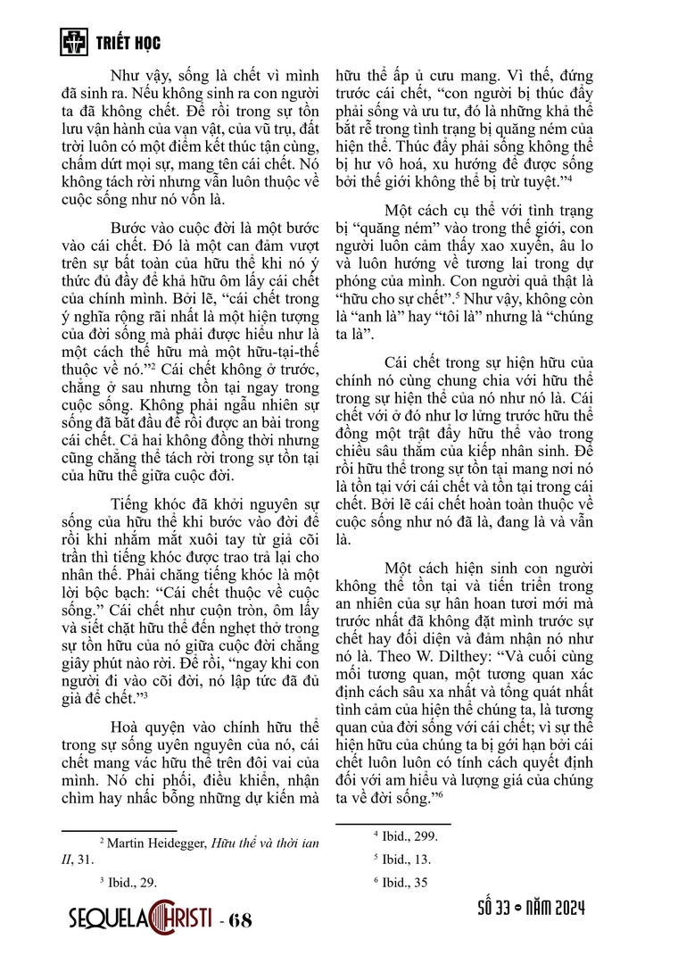 Cái chết thuộc về cuộc sống