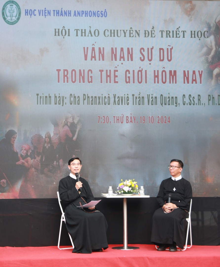 Hội thảo chuyên đề Triết học: Vấn nạn sự dữ trong thế giới hôm nay - 19.10.2024