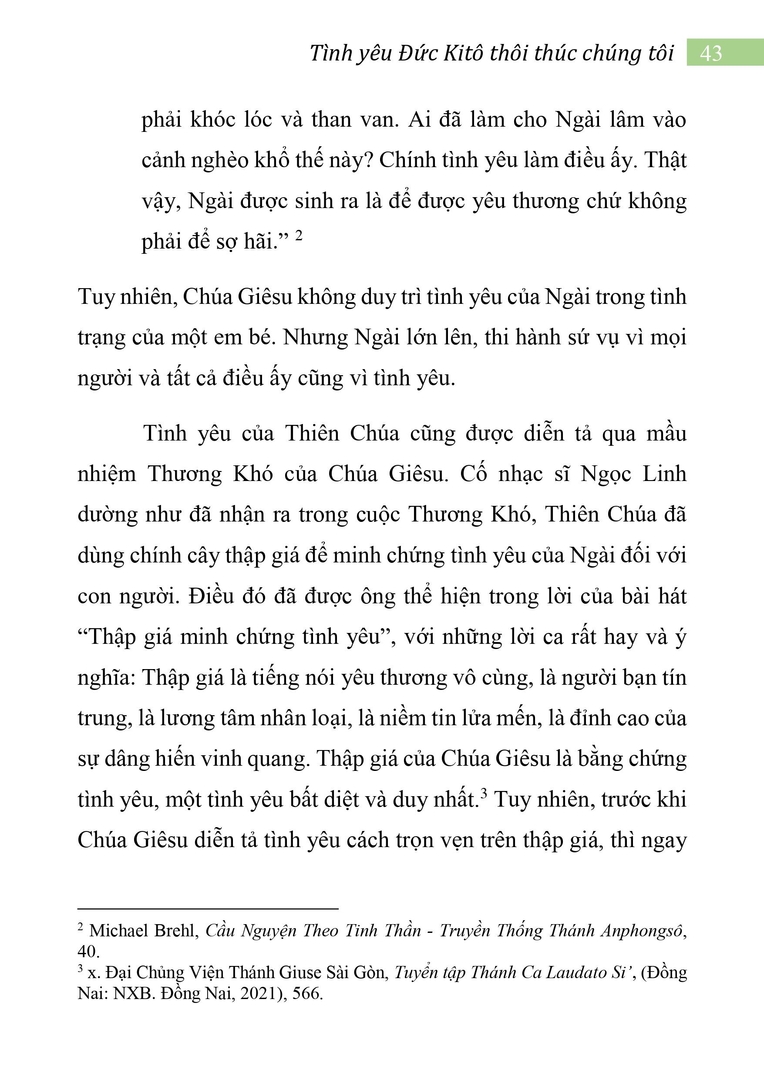 Tình yêu Đức Kitô thôi thúc chúng tôi