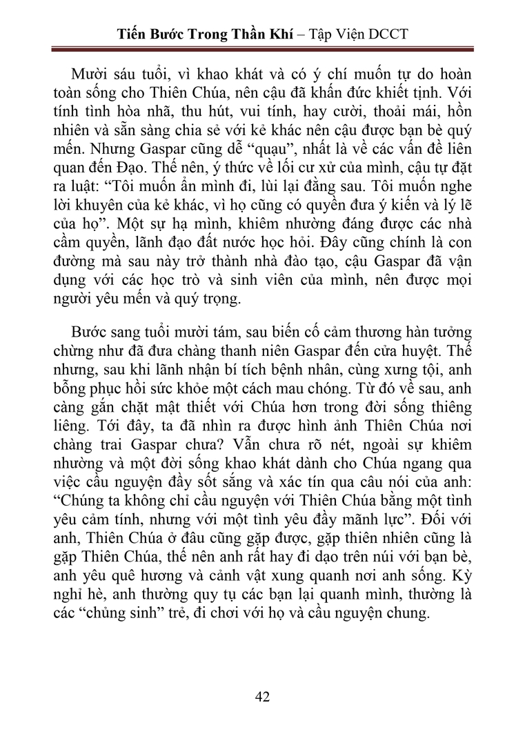 Chân phúc Gaspar Stangassingger giữa các sinh viên